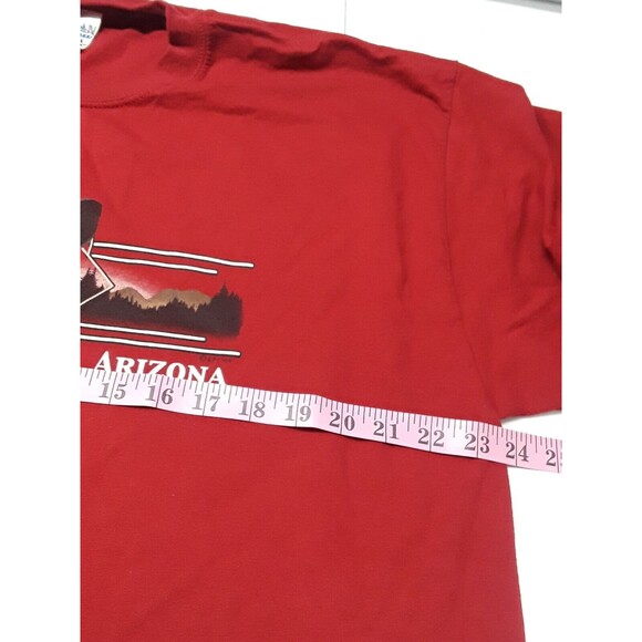Arizona Bear in the Woods Mountain Volcano Red T Shirt Tourist Souvenir Mens XL - Picture 5 of 9